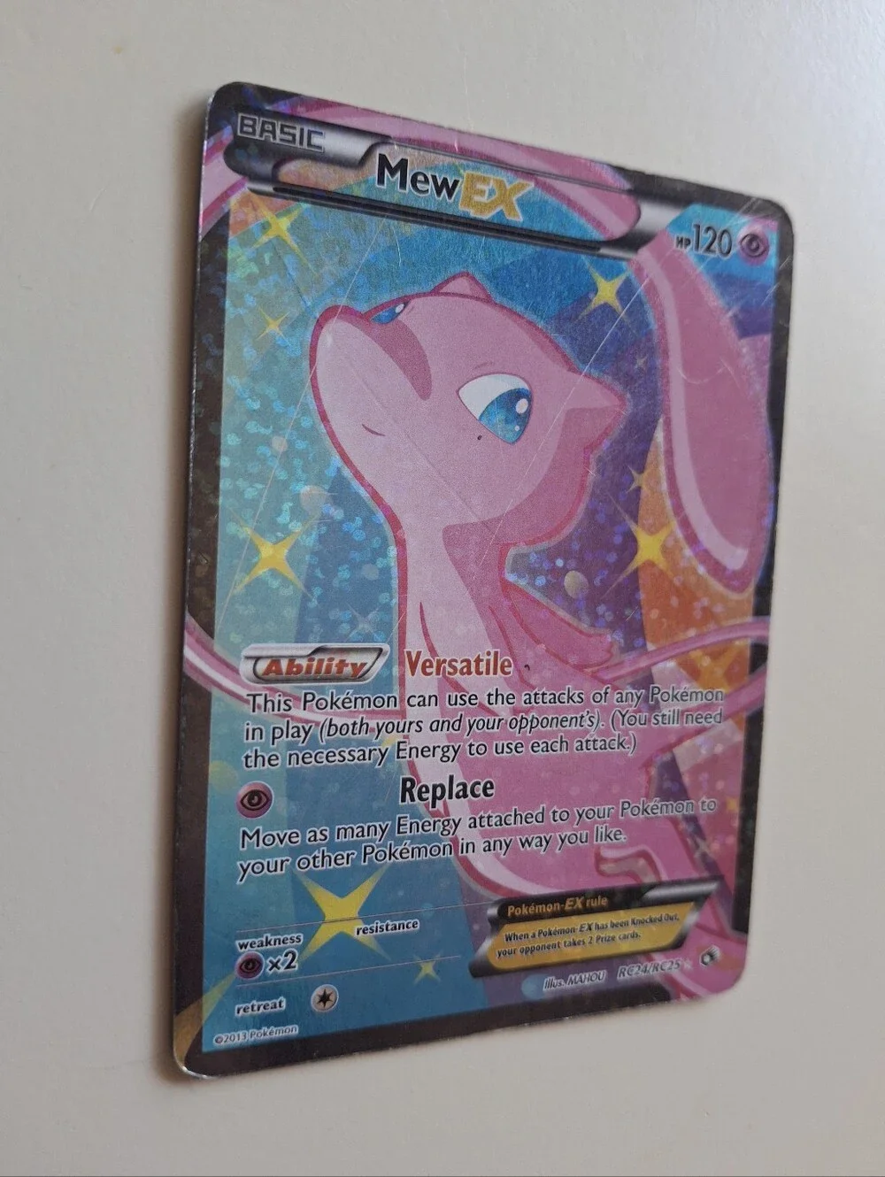 Mew EX (Full Art) RC24/RC25 Legendary Treasures: Radiant Collection Holo